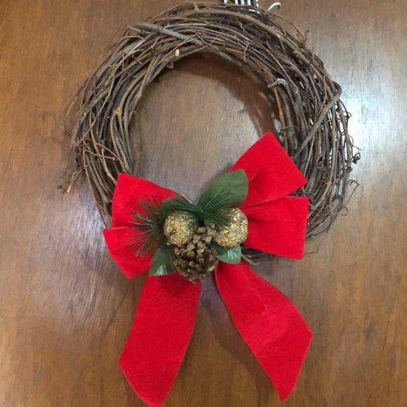 Grape Vine Wreath-12in Diameter-EUC - Picture 3 of 10